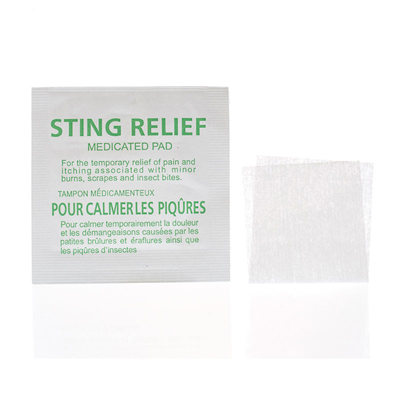 Sting Relief Prep Pad Non-Woven Skin Pads Eerste hulpgebruik